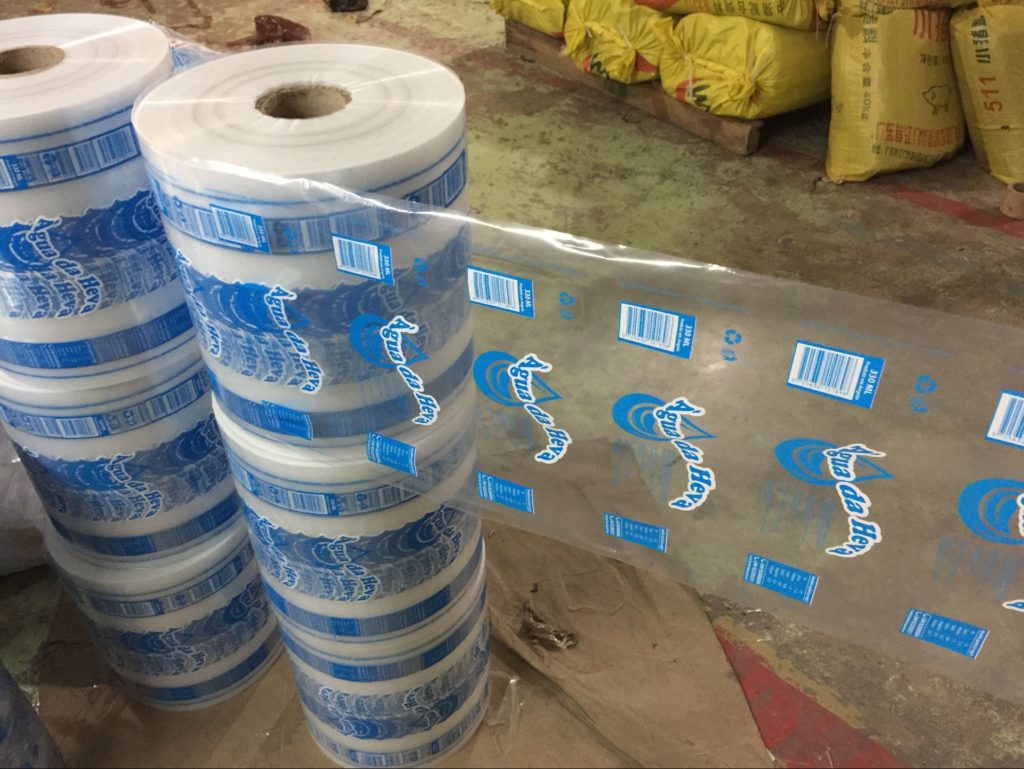 bag film of water bagging machine