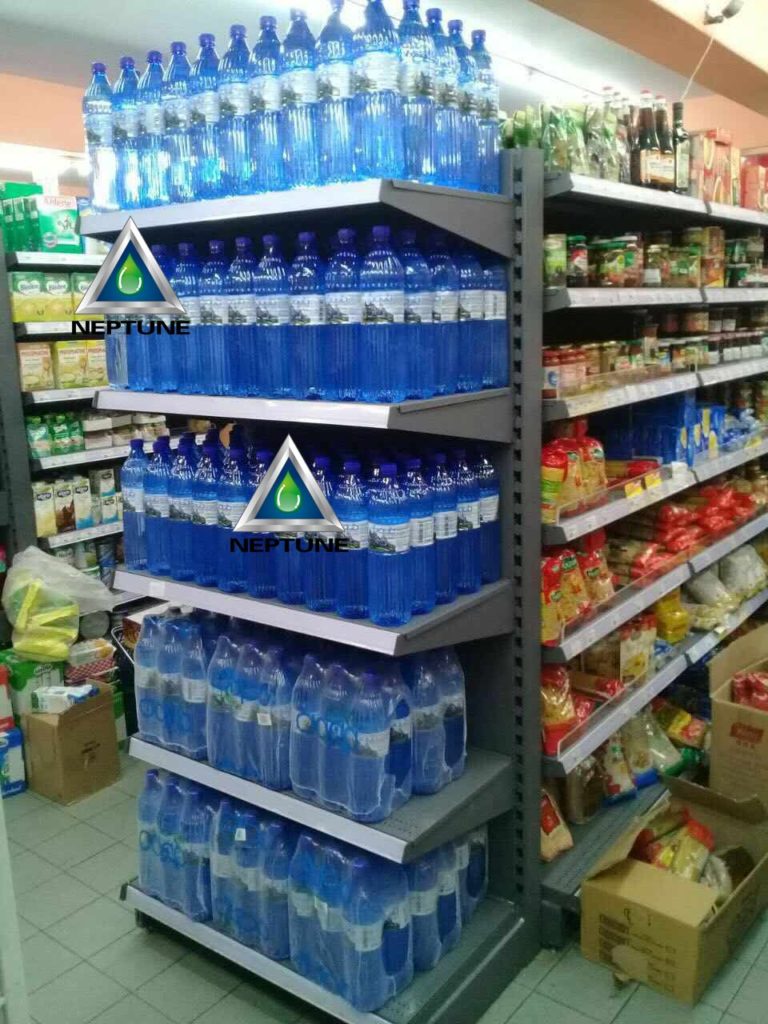 bottle water for sales in the shop