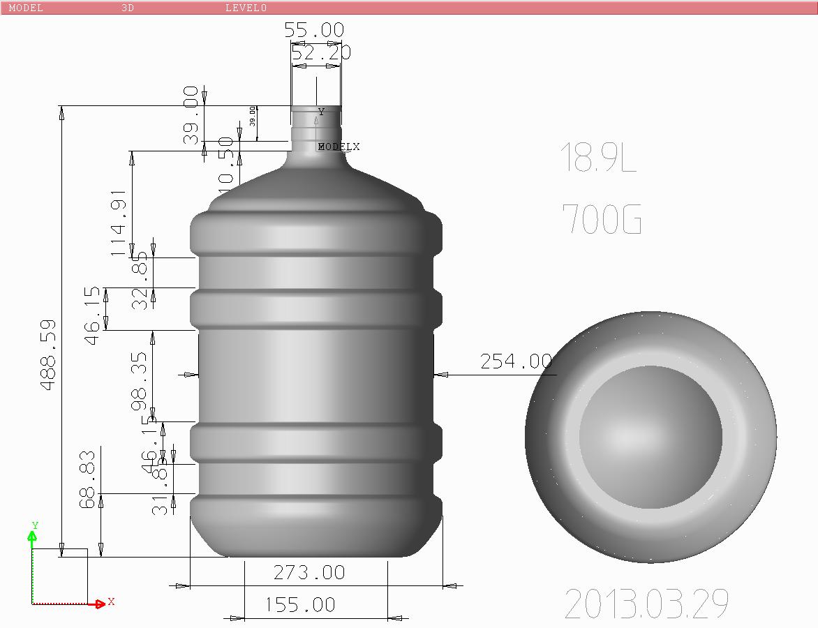 5gallon bottle design