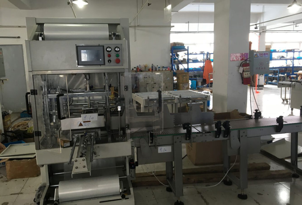 auto machine loading and wrap packing machine