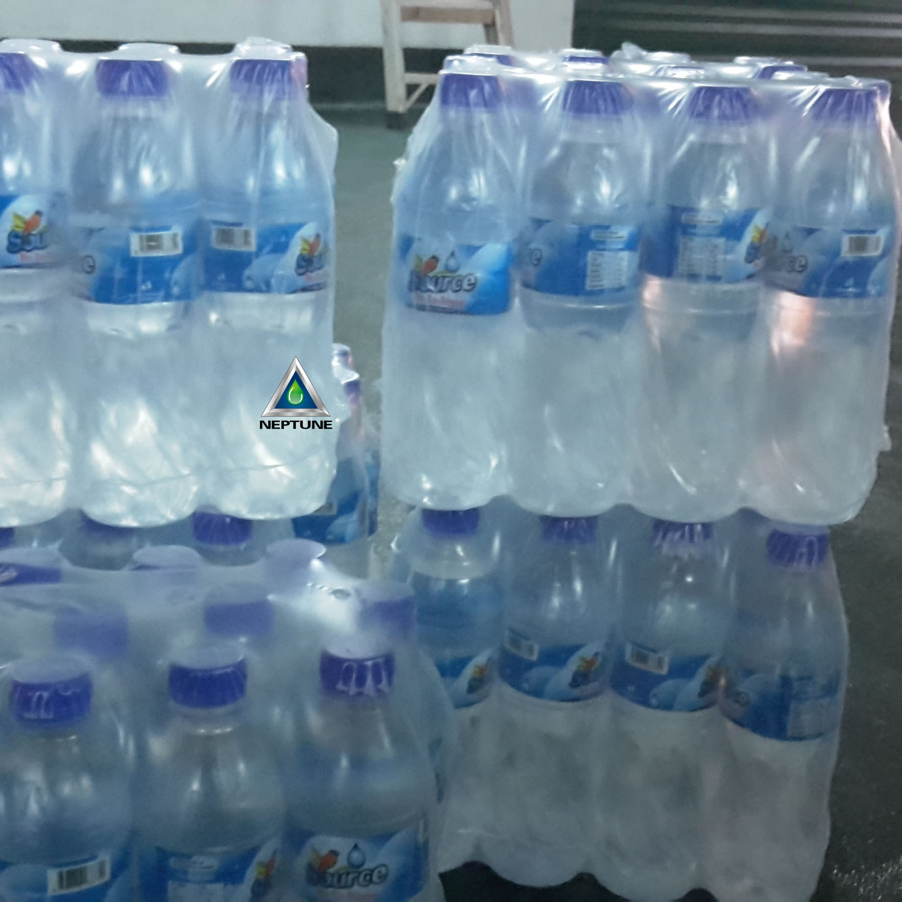 Just 1000 bottles per hour. 24hours per day just 24000 bottles production depend on 500ml bottle water.