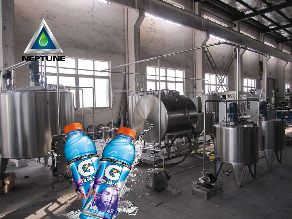 CIP back washing for juice production line 22