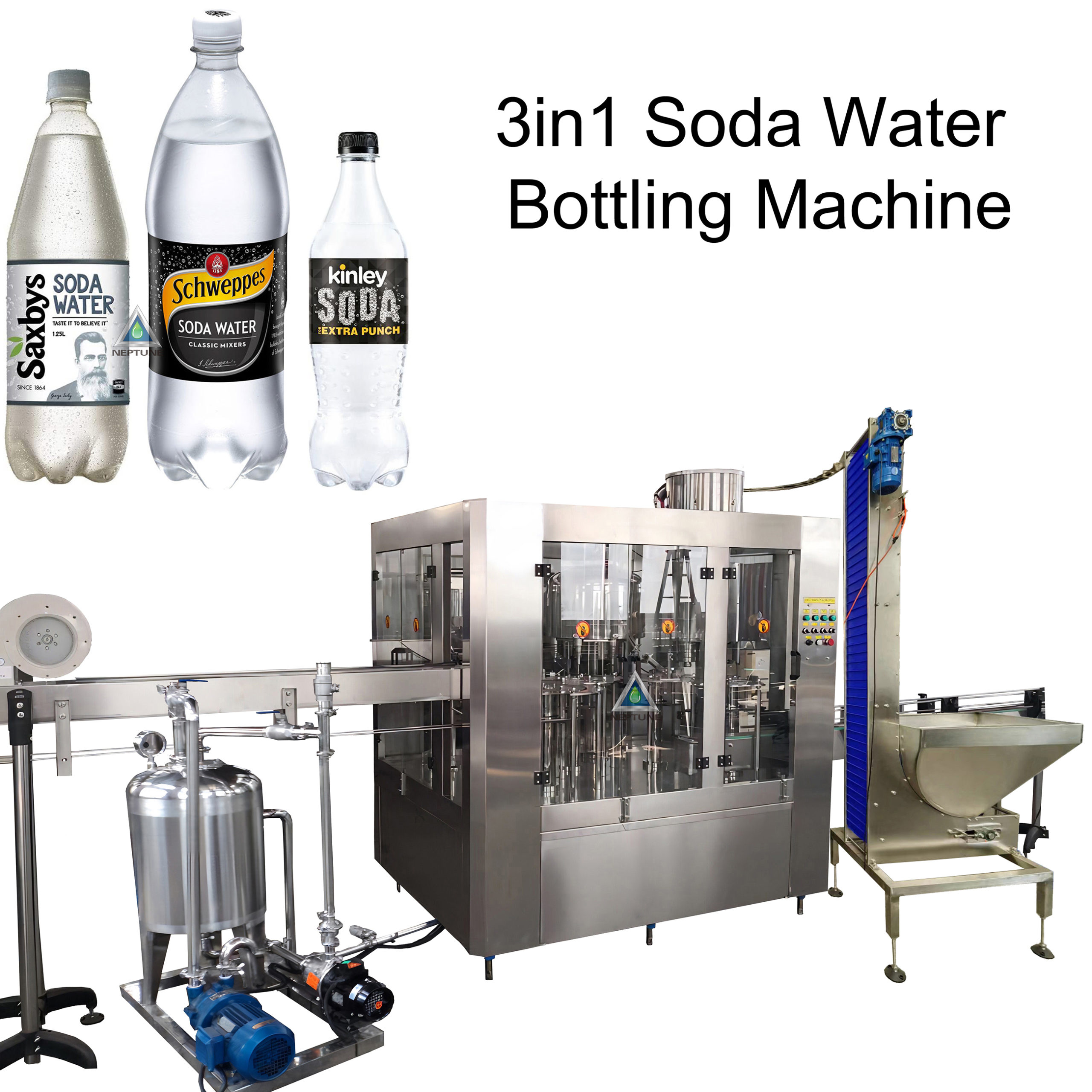 soda water monoblock water bottling machine