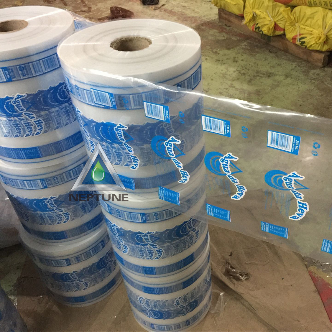 pe film for sachet water used