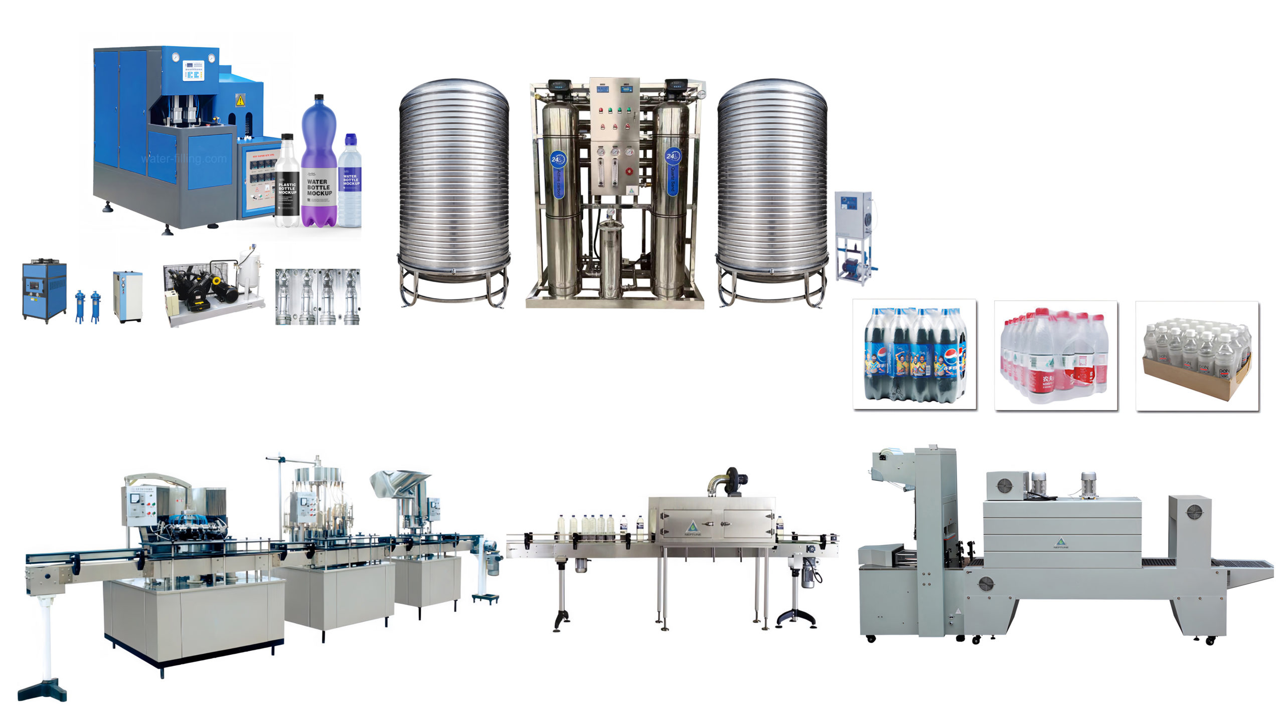 Borehole Water Purification and Bottling Machine