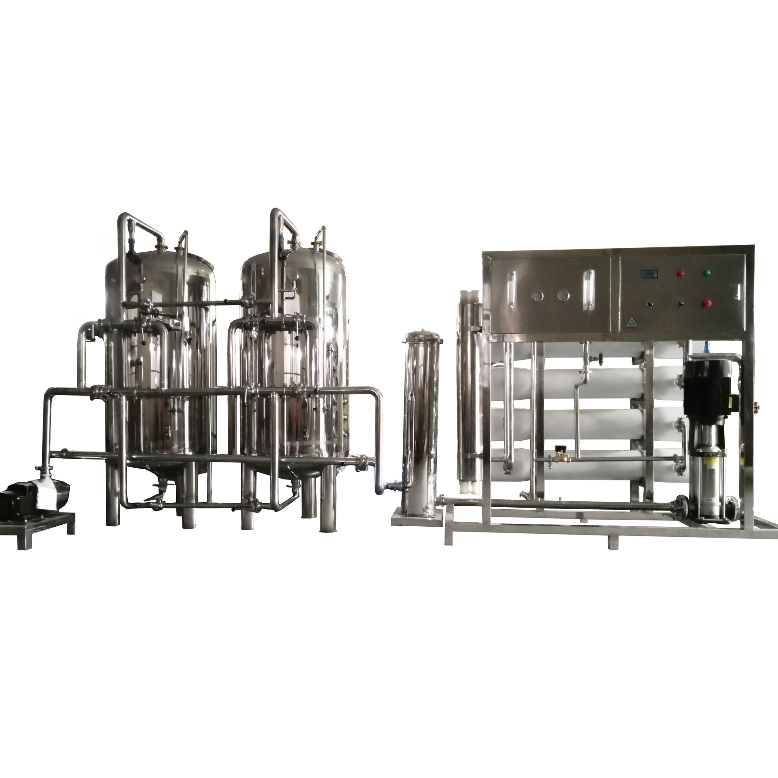 fully stainless steel 5000LPH RO Water Treatment Machine included pipe is sus304