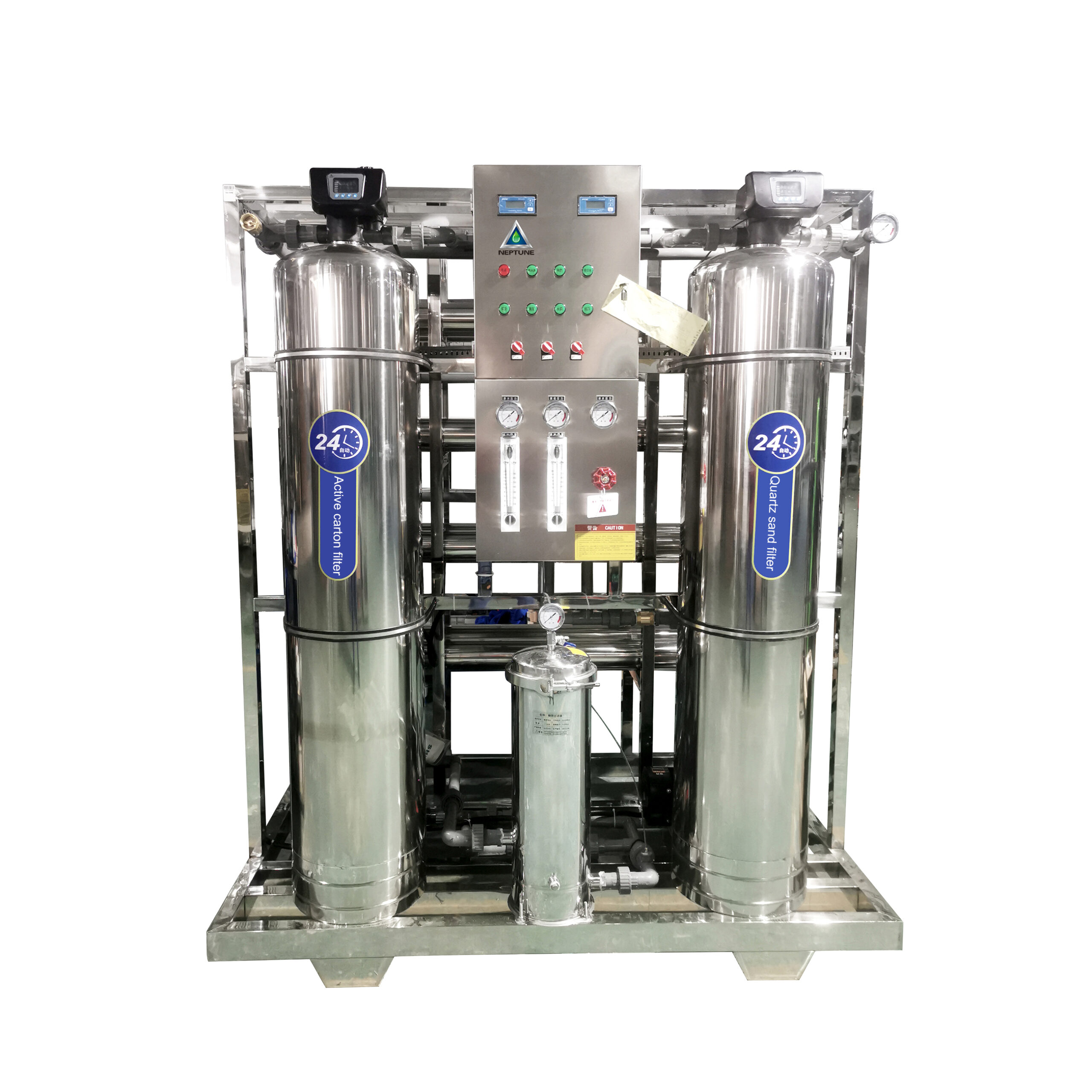 2000LPH Industrial Plant RO Water Purification Machine