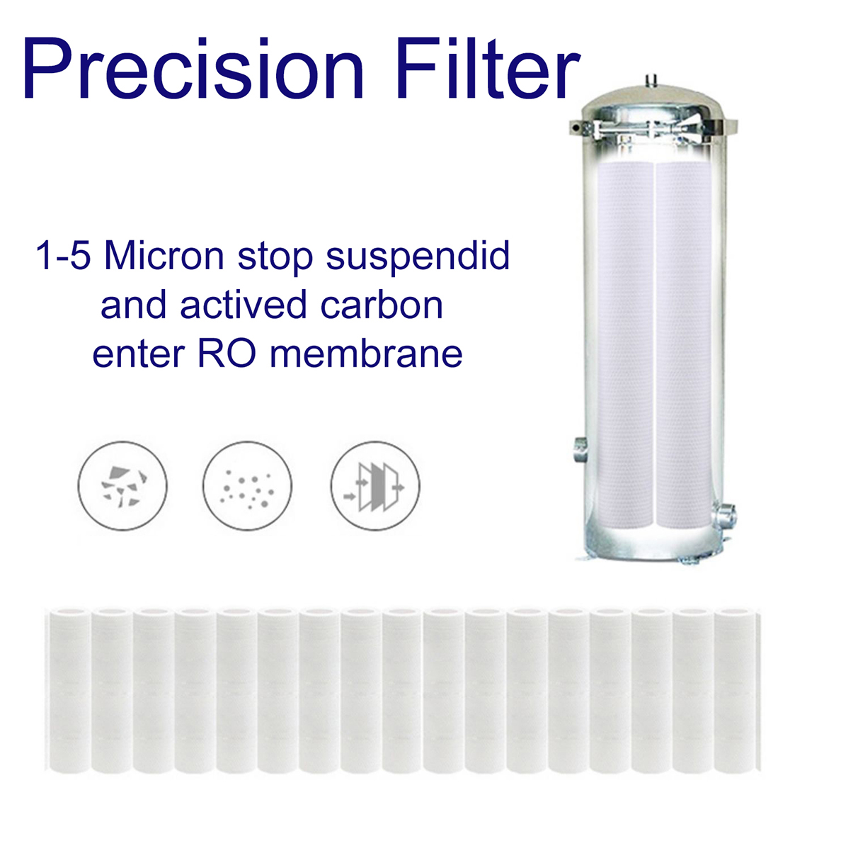 the precision filter for the ro water filter machine