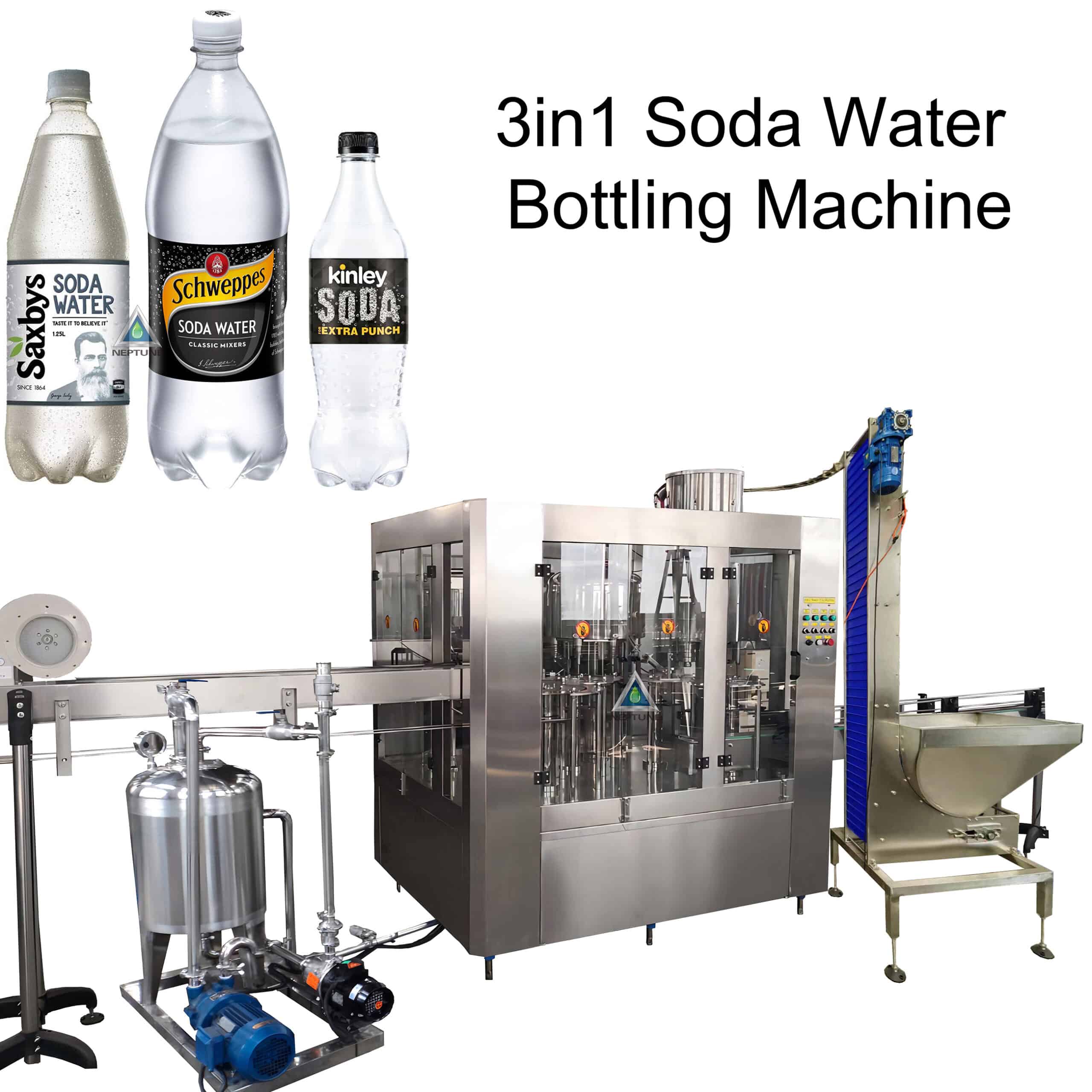 3in1 soda water bottling machine scaled